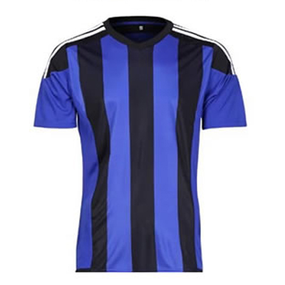 ストライプユニフォーム 青 黒 サッカー オリジナルプリント オリジナルtシャツのアラボー ストライプユニフォーム 青 黒 サッカー オリジナルプリント オリジナルtシャツのアラボー